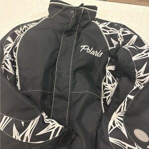 Polaris Women's Black and White Puffer Jacket